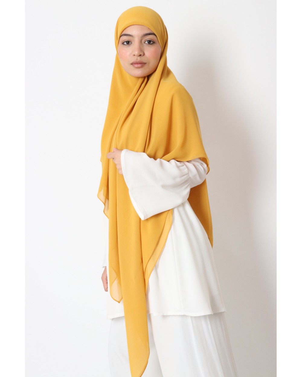 Nissa square chiffon hijab 150cm