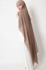 Hijab mousseline carré Nissa 150cm