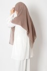Hijab mousseline carré Nissa 150cm