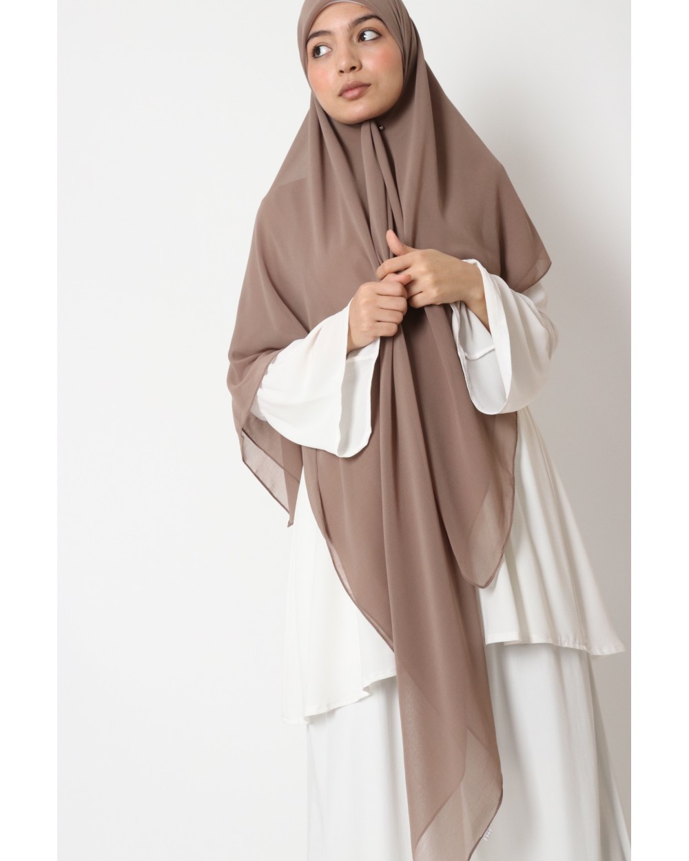 Nissa square chiffon hijab 150cm
