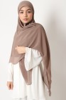 Hijab mousseline carré Nissa 150cm