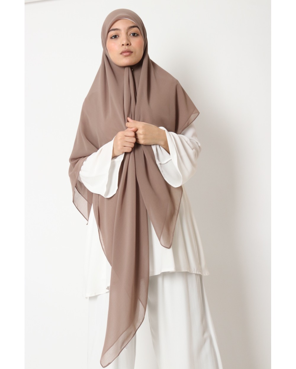 Nissa square chiffon hijab 150cm
