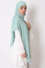 Hijab mousseline carré Nissa 150cm