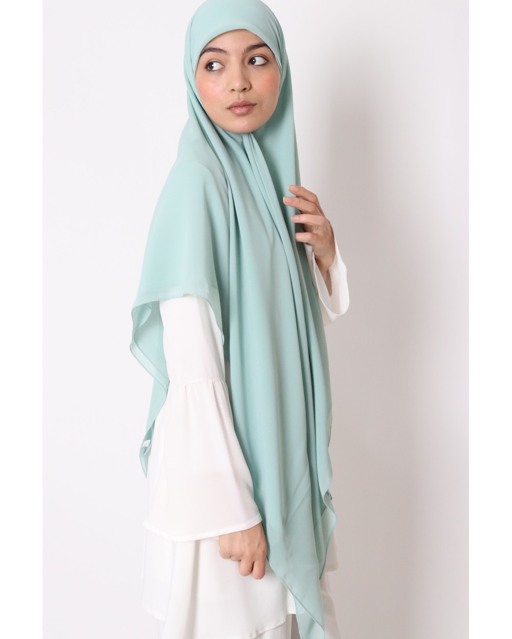 Nissa square chiffon hijab 150cm