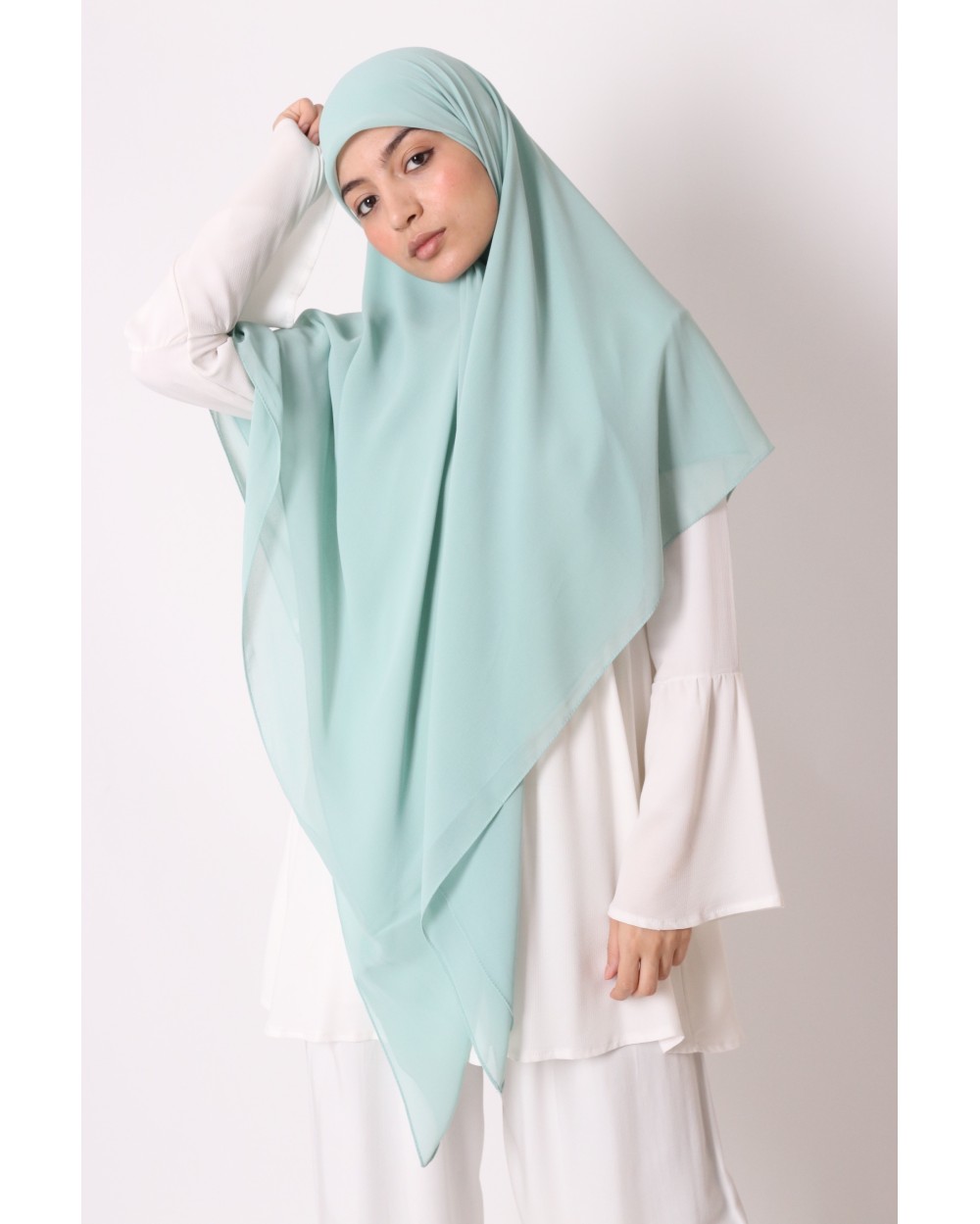 Nissa square chiffon hijab 150cm