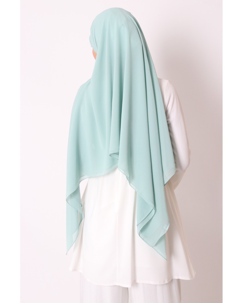 Nissa square chiffon hijab 150cm