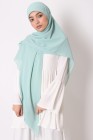 Hijab mousseline carré Nissa 150cm