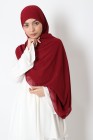 Hijab mousseline carré Nissa 150cm