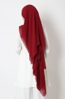 Hijab mousseline carré Nissa 150cm