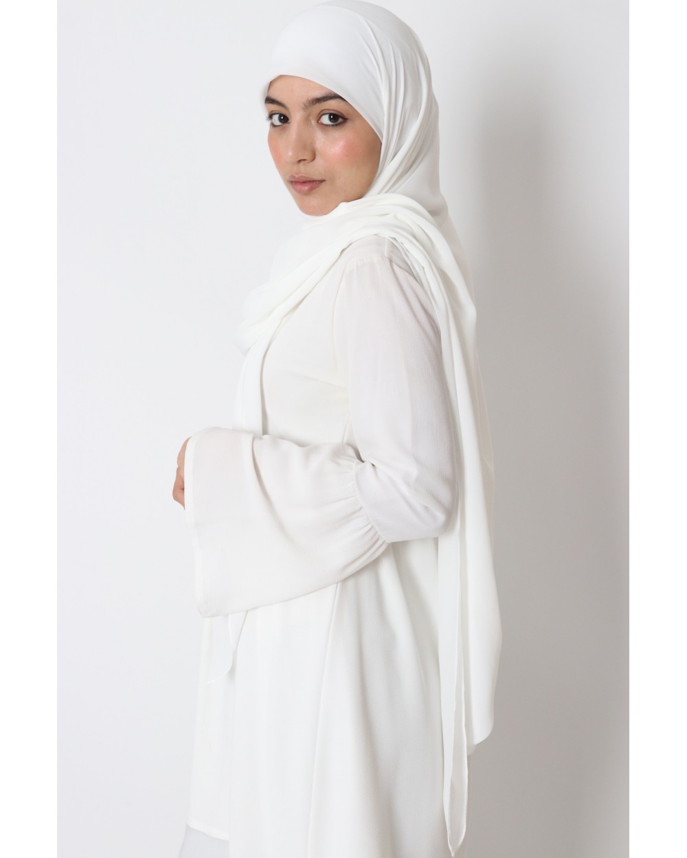 Nissa square chiffon hijab 150cm