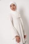 Hijab mousseline carré Nissa 150cm