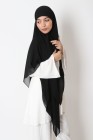 Hijab mousseline carré Nissa 150cm