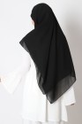 Hijab mousseline carré Nissa 150cm
