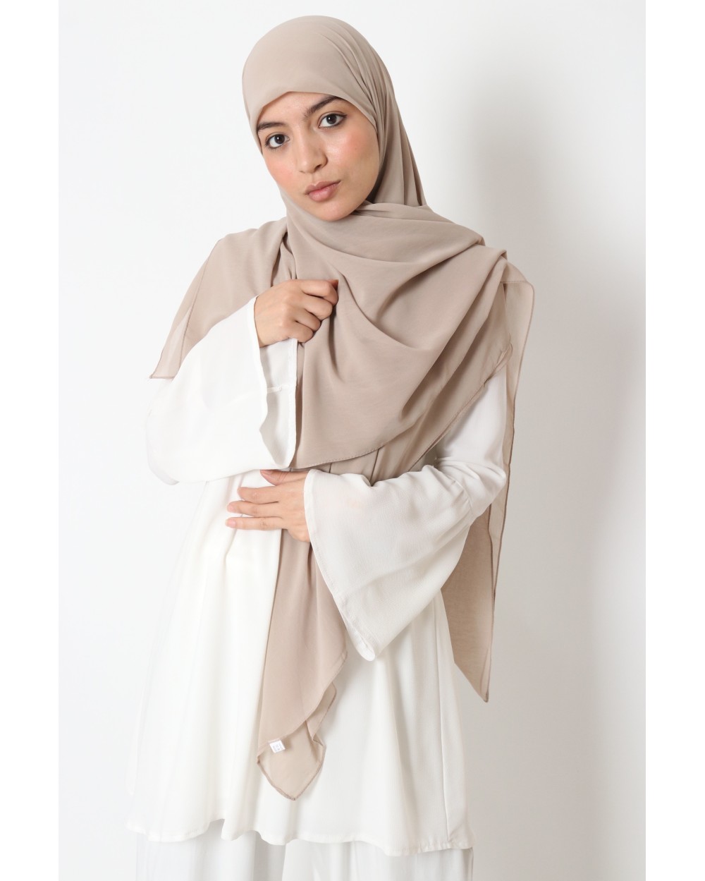 Nissa square chiffon hijab 150cm
