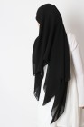 Hijab mousseline carré Nissa 150cm