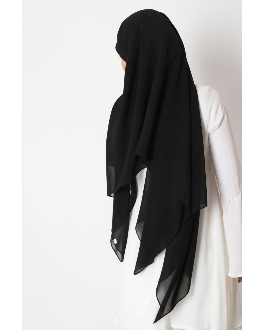 Nissa square chiffon hijab 150cm