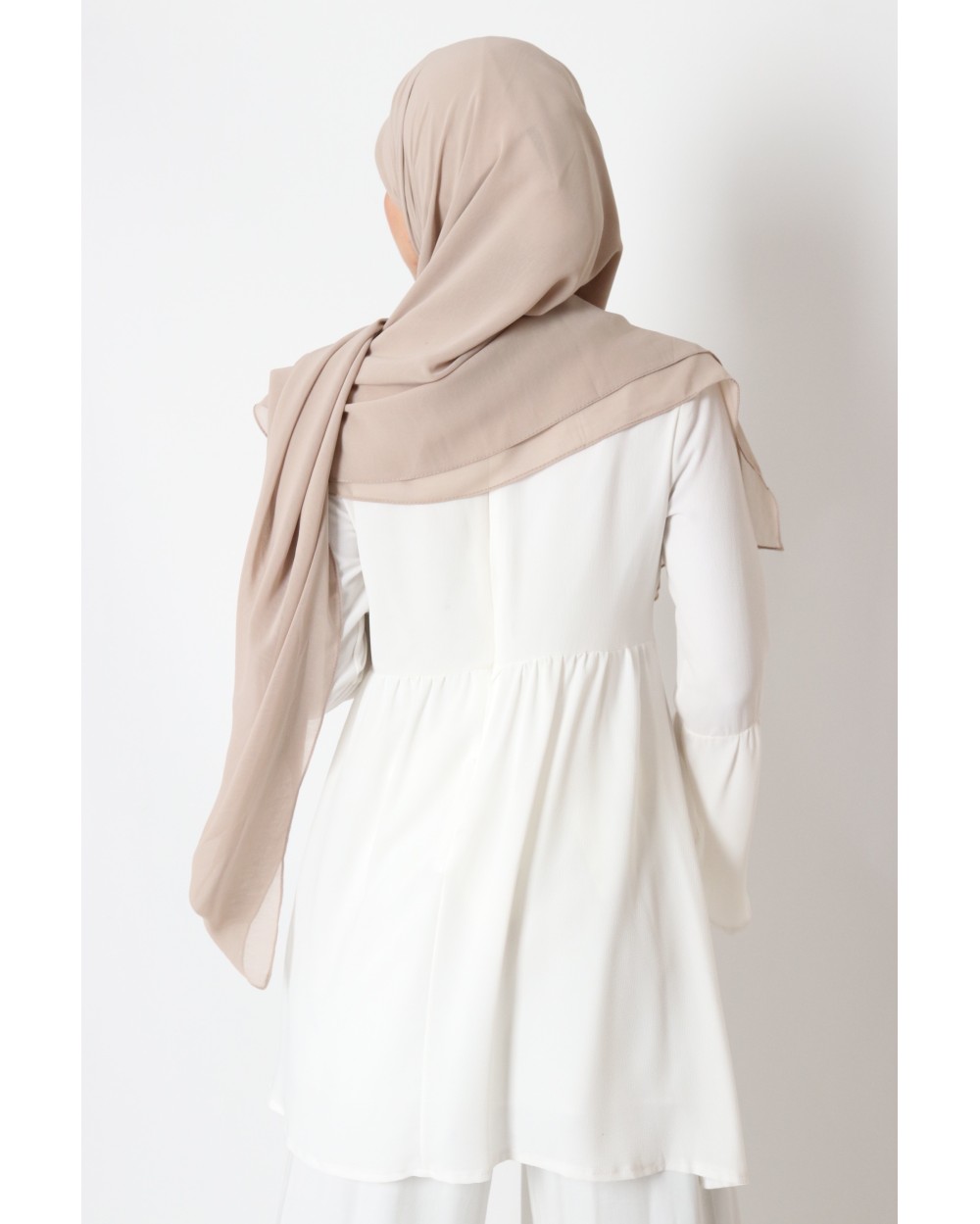 Nissa square chiffon hijab 150cm