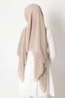 Hijab mousseline carré Nissa 150cm
