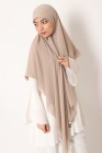 Hijab mousseline carré Nissa 150cm