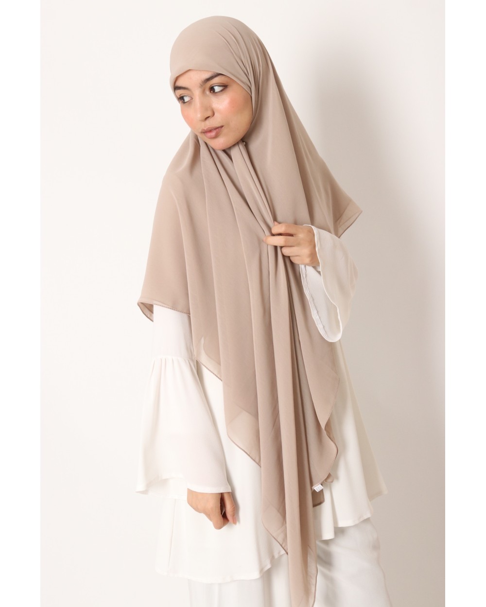 Nissa square chiffon hijab 150cm