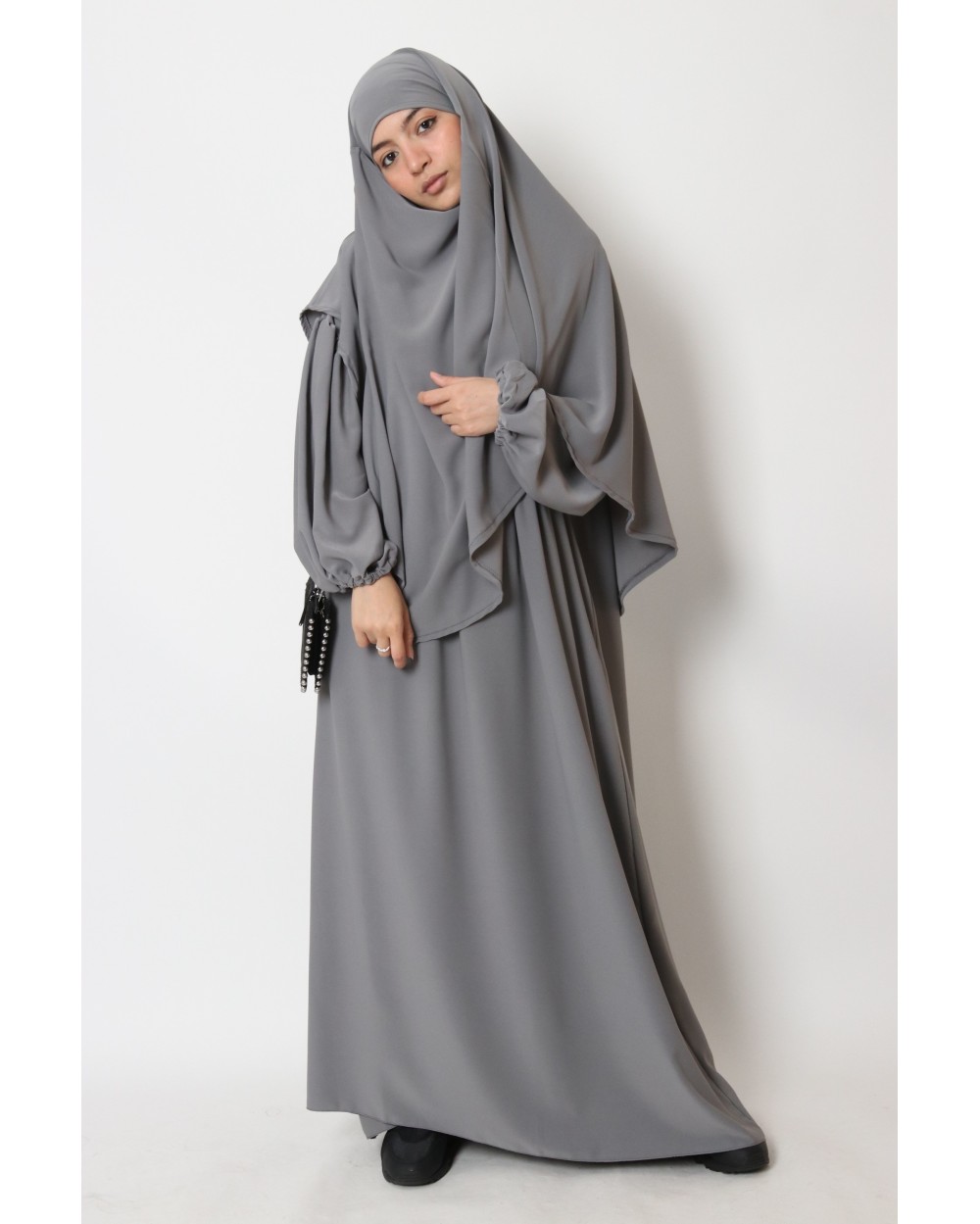 Abaya and Khimar Narymel set
