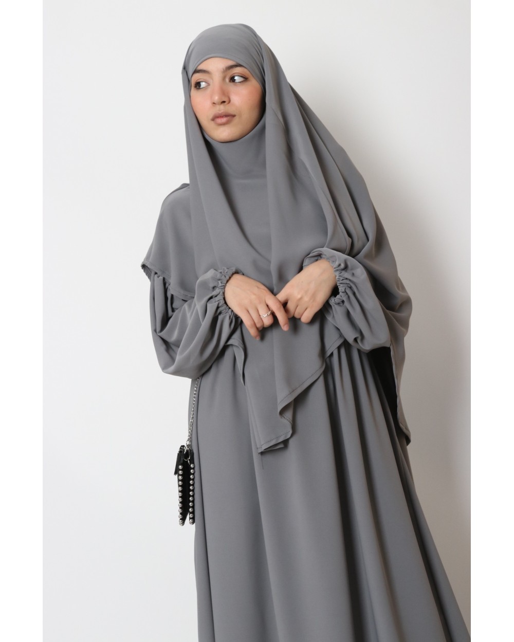 Abaya and Khimar Narymel set