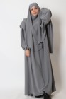 Abaya and Khimar Narymel set