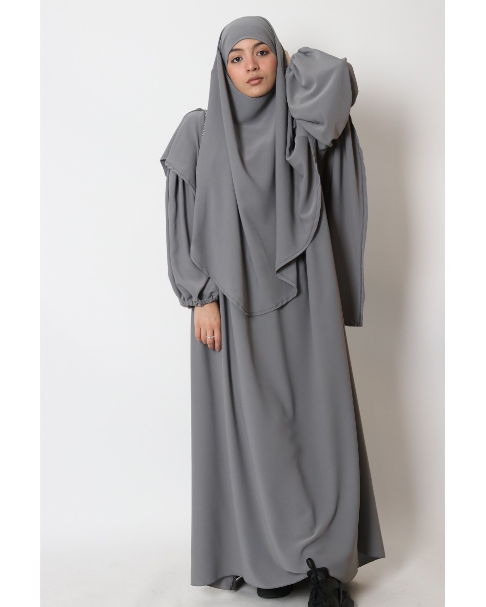 Abaya and Khimar Narymel set