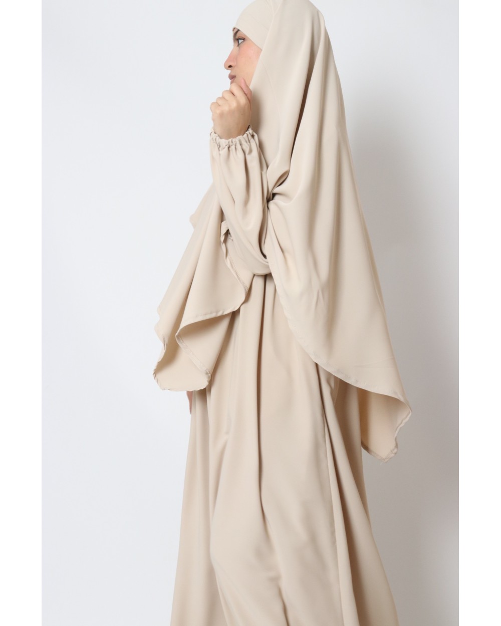 Abaya and Khimar Narymel set