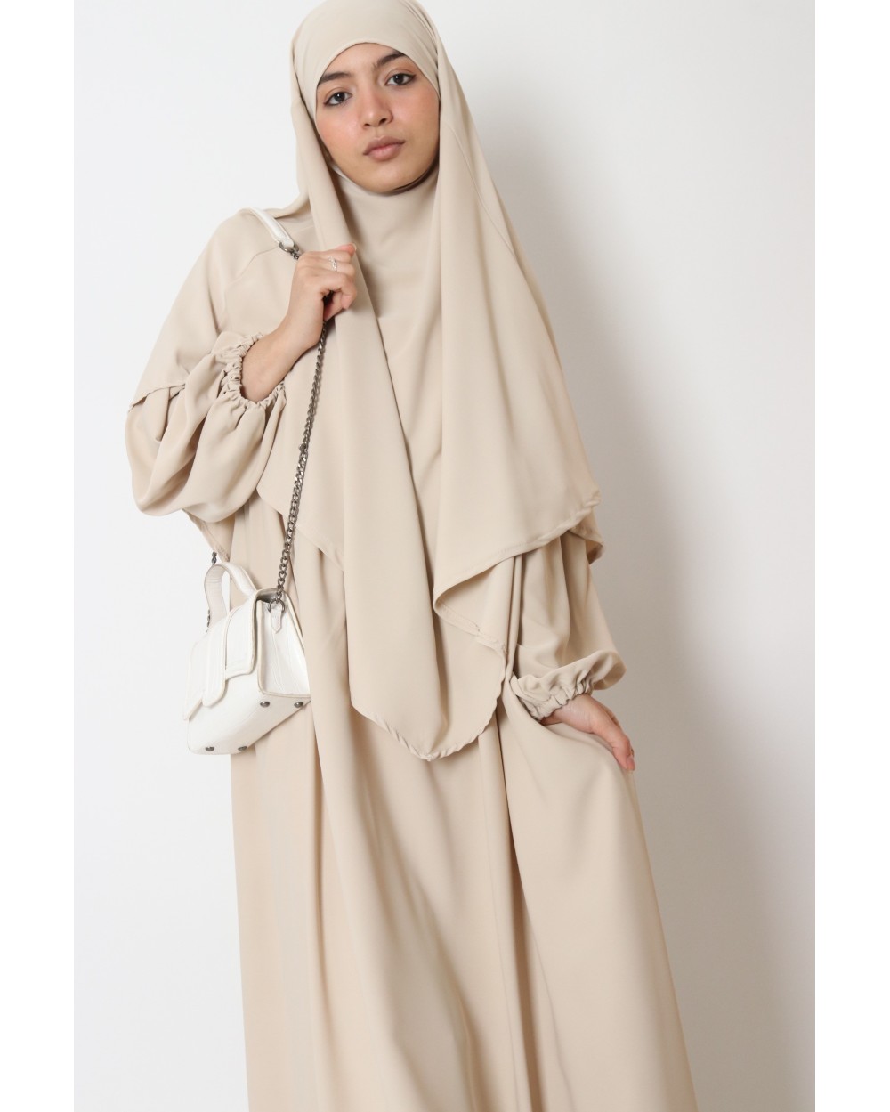 Abaya and Khimar Narymel set