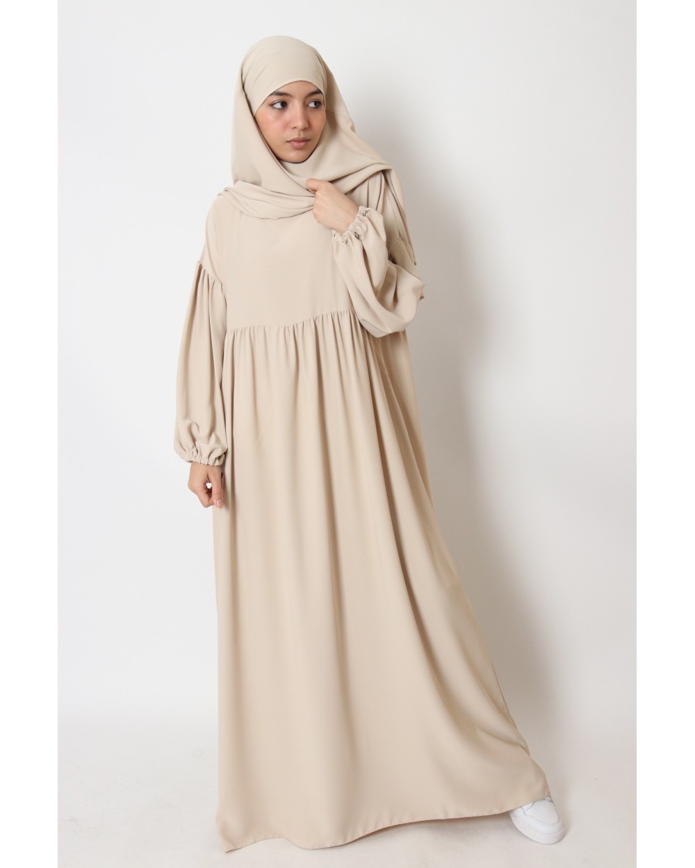Abaya and Khimar Narymel set