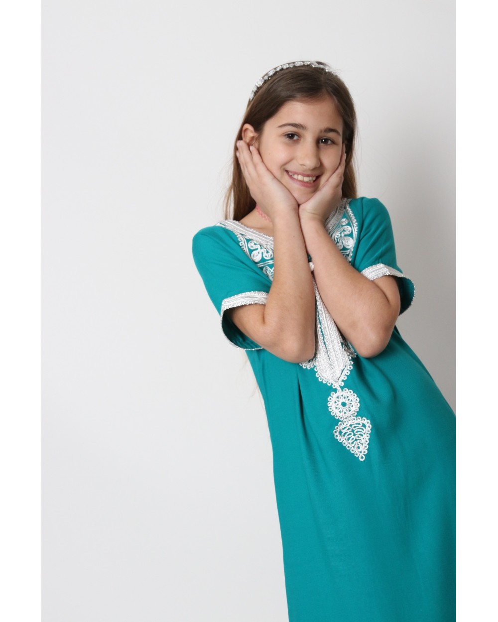 Gandoura fille broderie