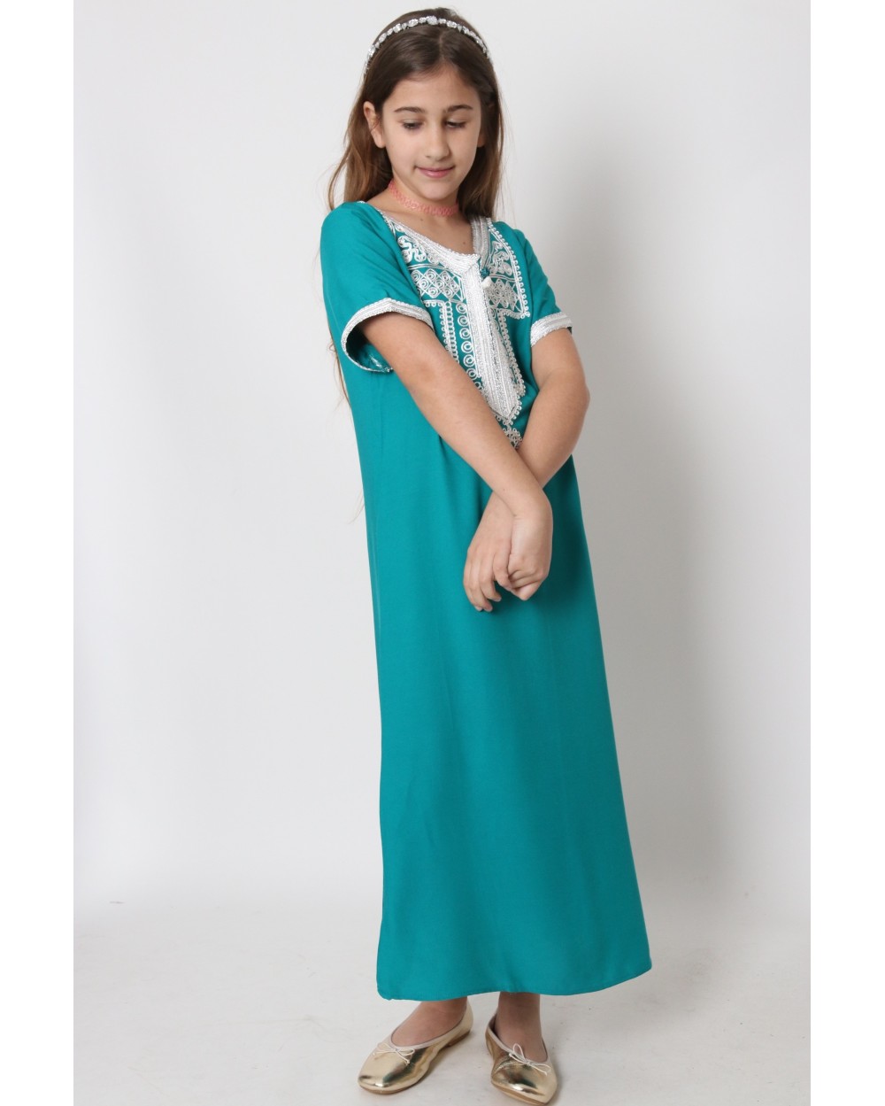 Gandoura fille broderie