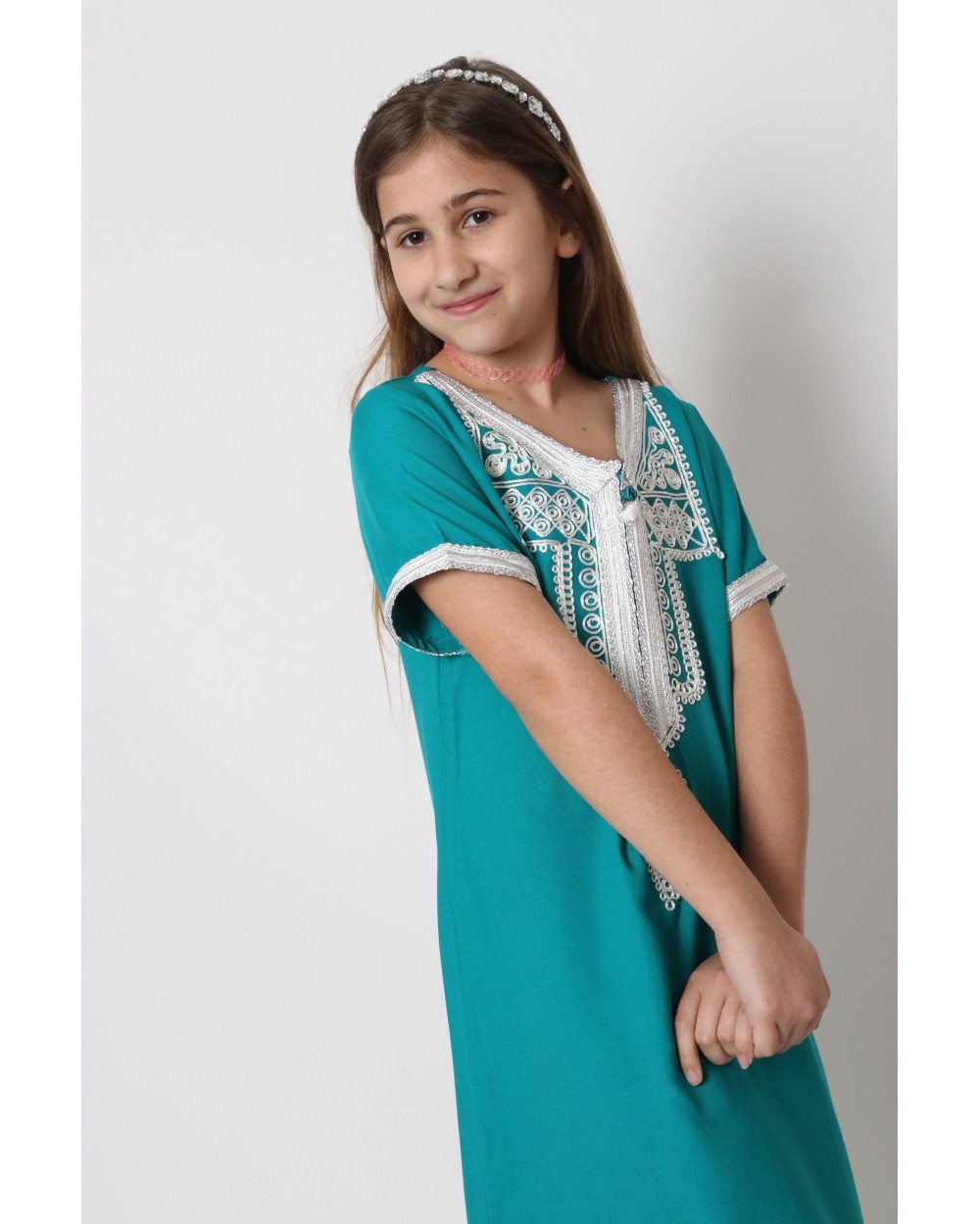 Gandoura fille broderie