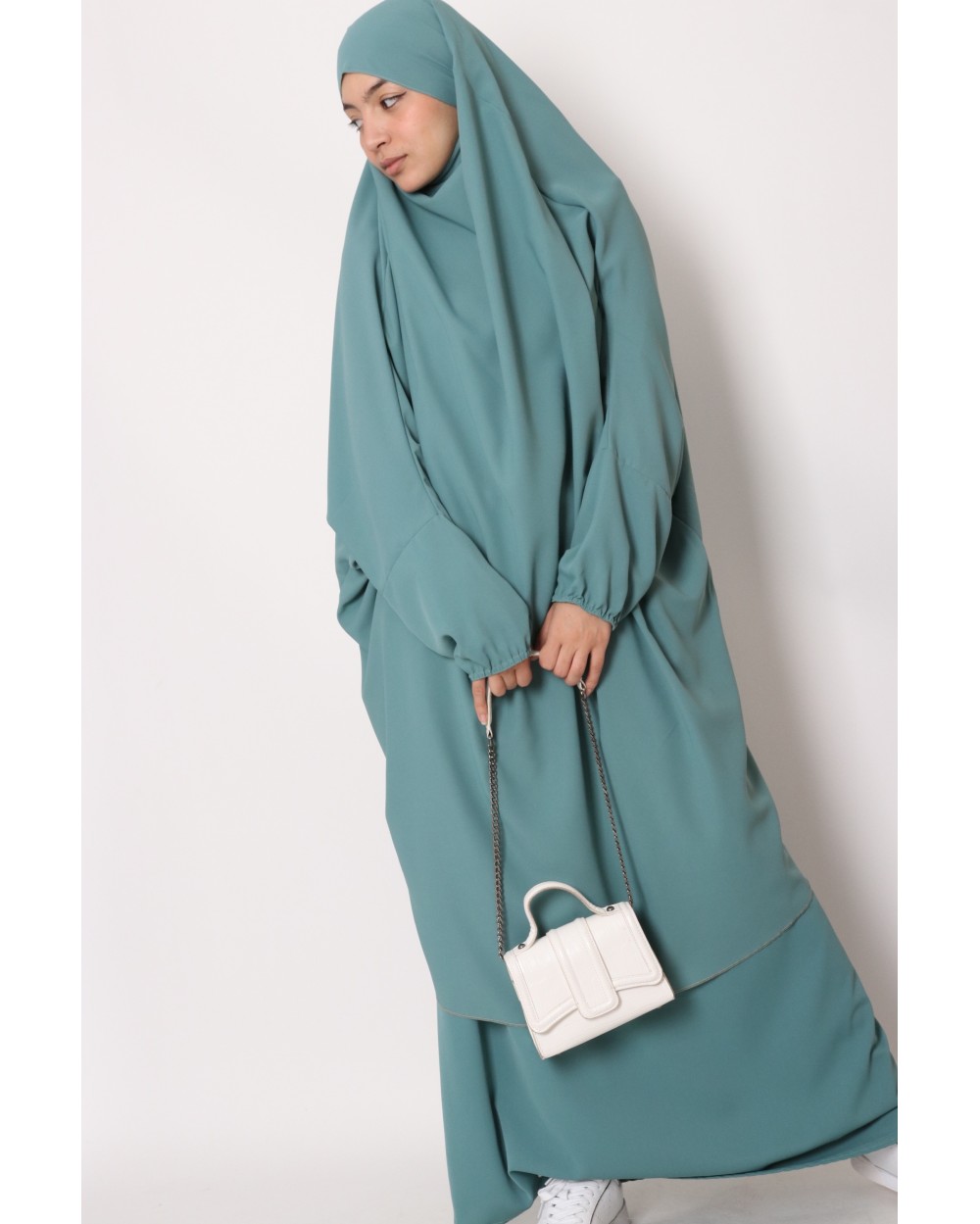 Jilbab jupe soie de médine