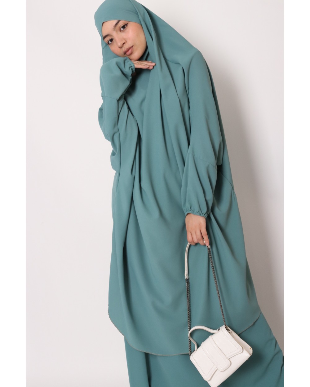 Jilbab jupe soie de médine