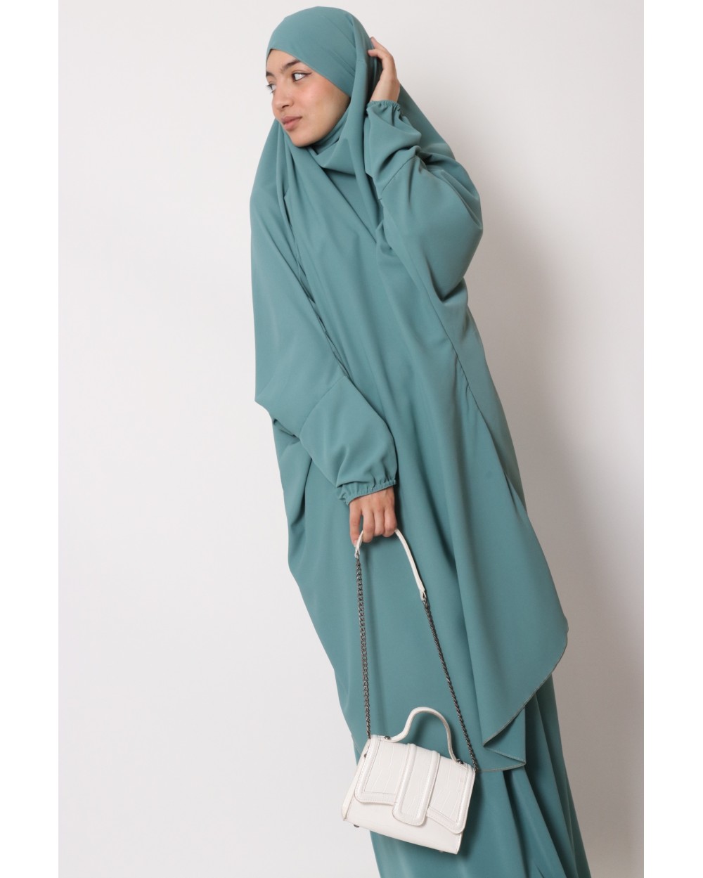 Jilbab jupe soie de médine