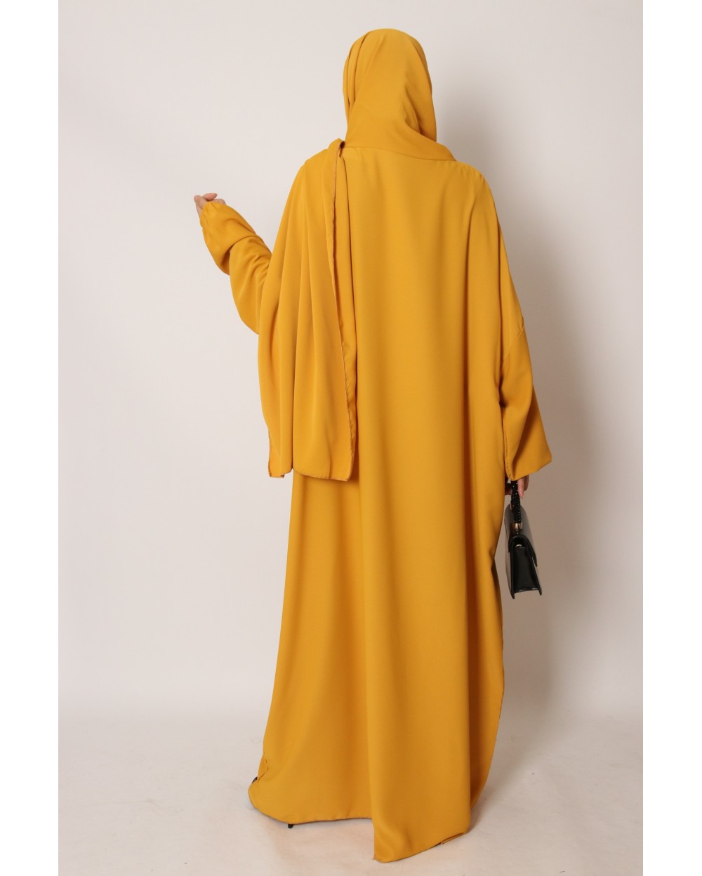 Abaya hijab integrated medina silk