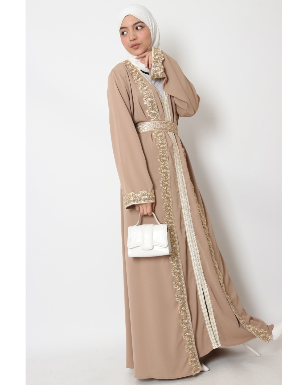 Ensemble Kimono avec sous-robe