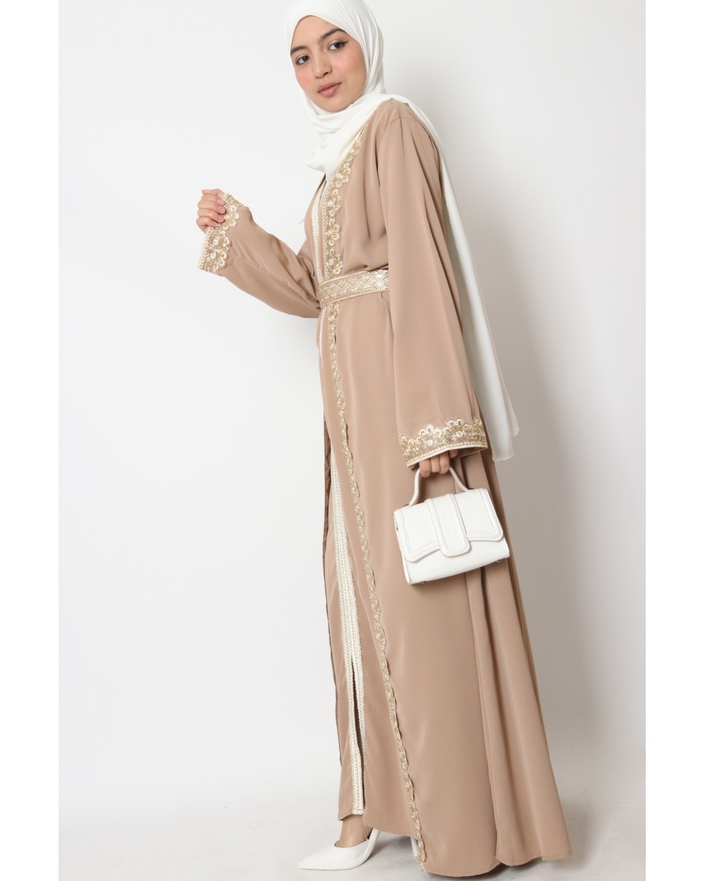 Ensemble Kimono avec sous-robe