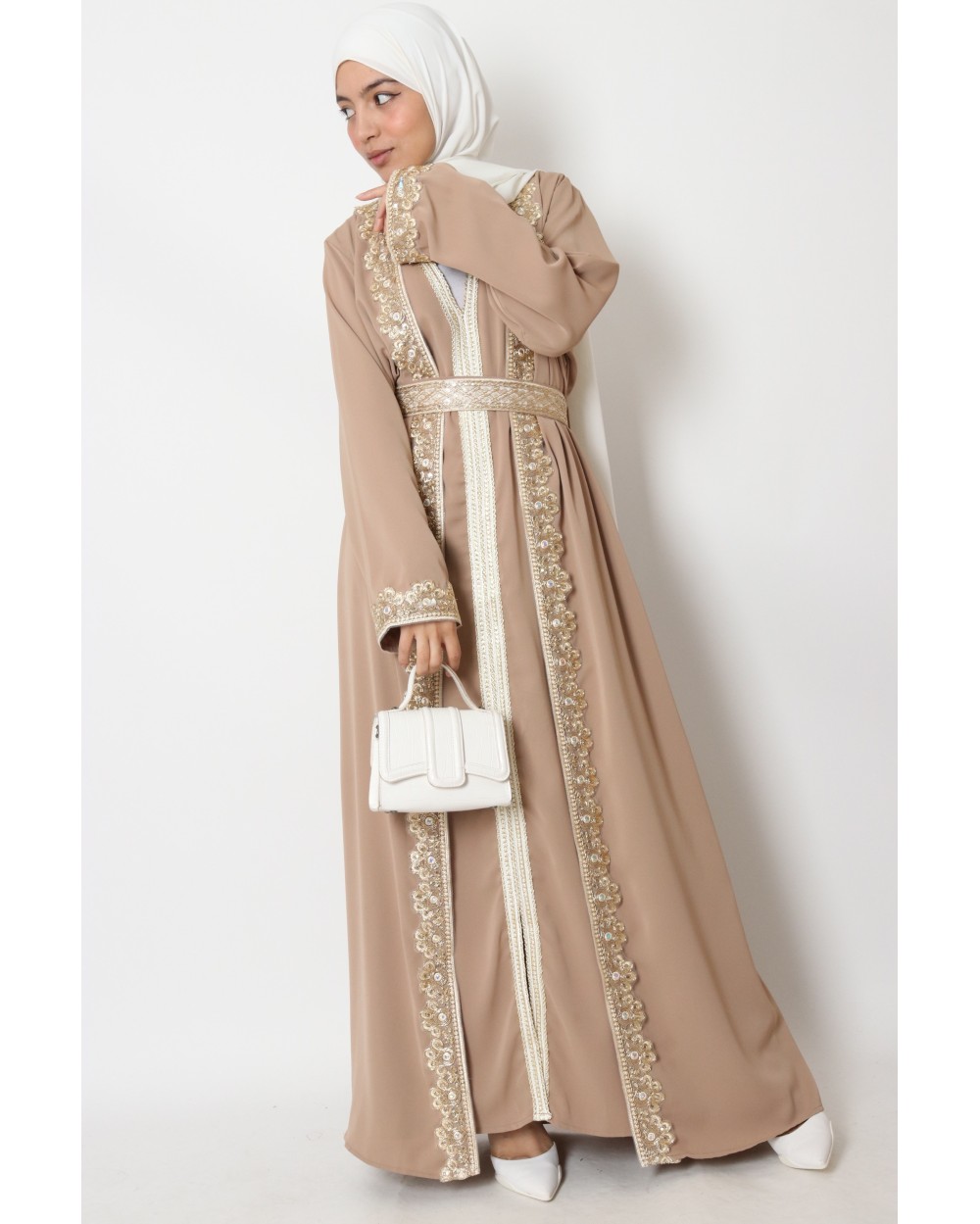 Ensemble Kimono avec sous-robe