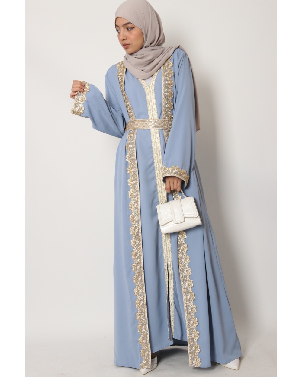 Ensemble Kimono avec sous-robe