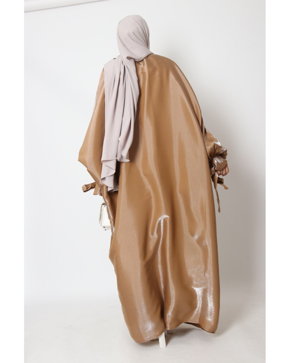 Kimono oversize Satin avec noeud