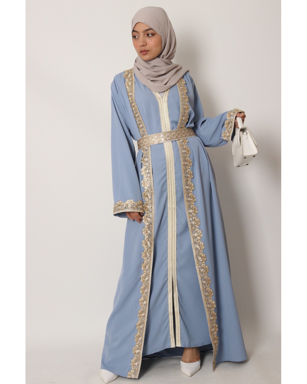 Kimono set with underdress