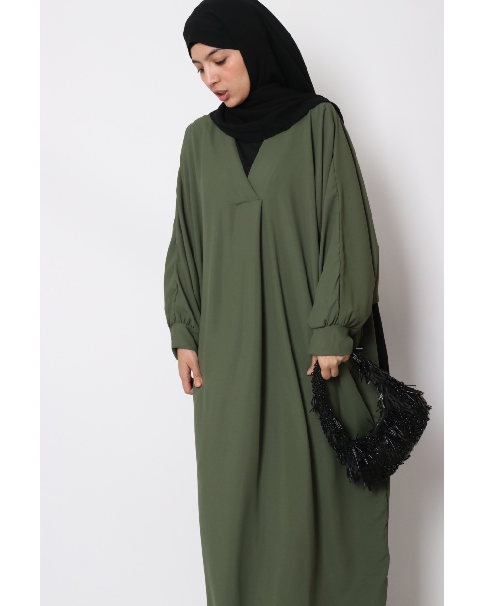 Pink Butterfly Abaya