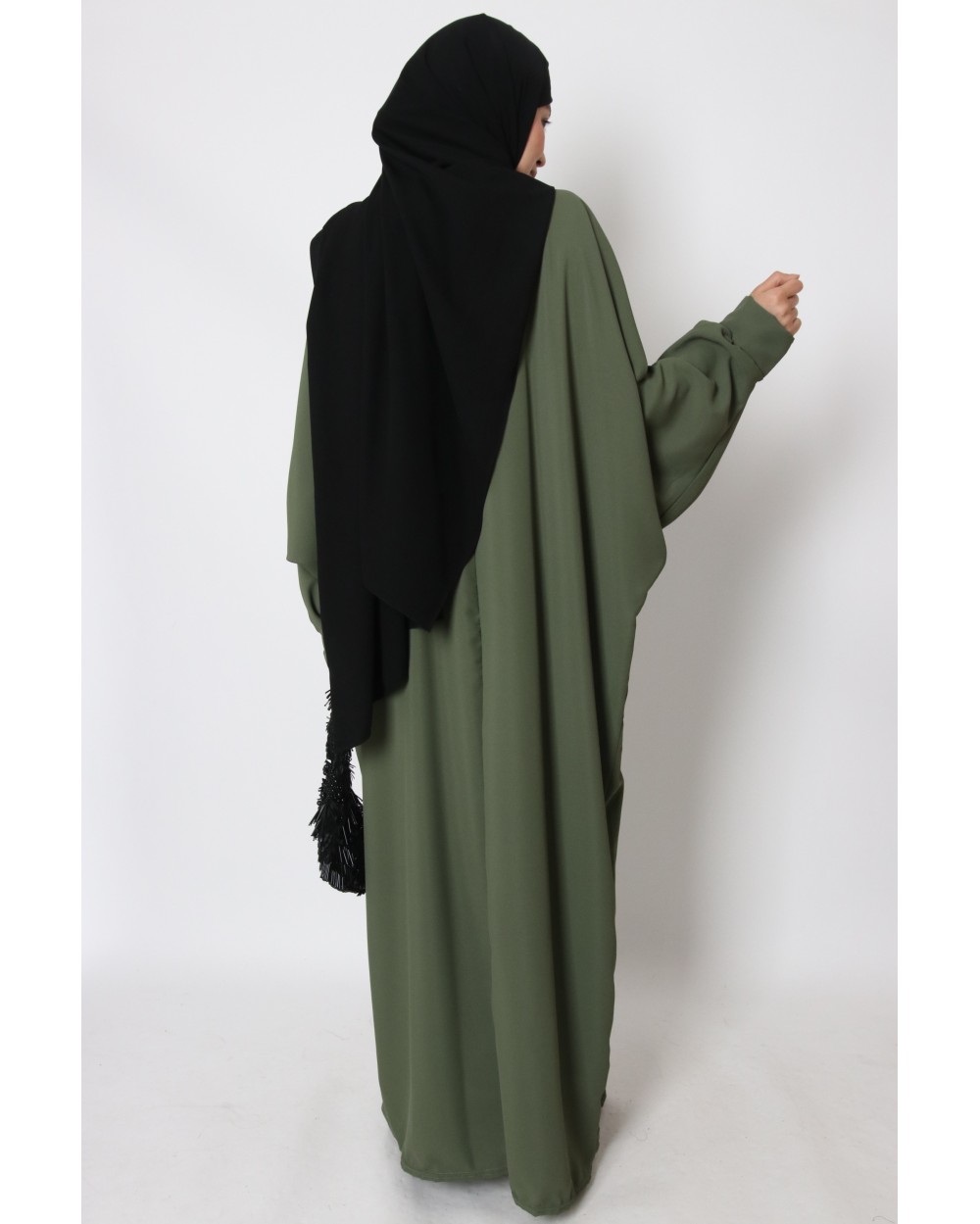 Pink Butterfly Abaya