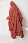 Jilbab 2 pièces sarouel Jamila