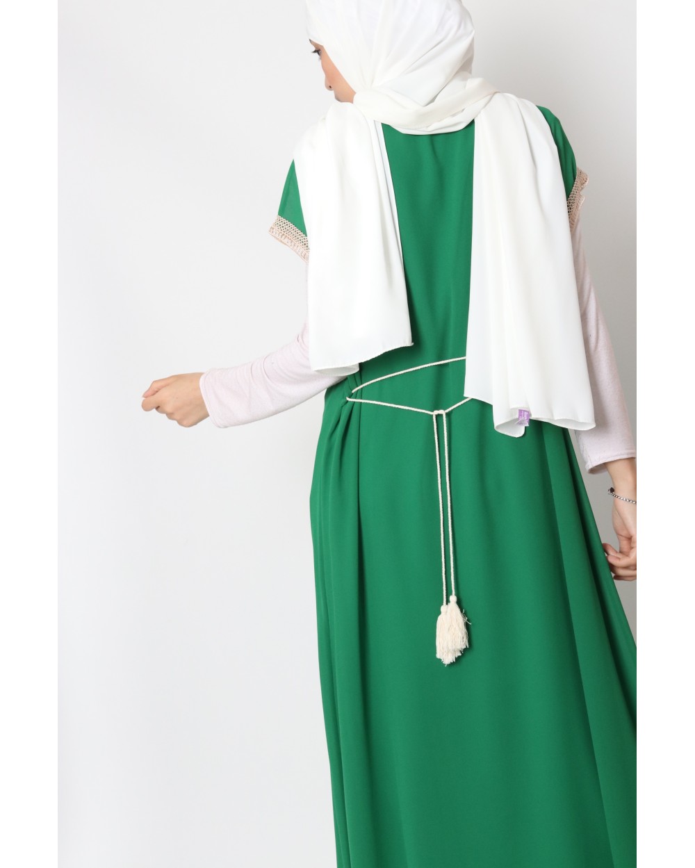 V-neck sleeveless underdress