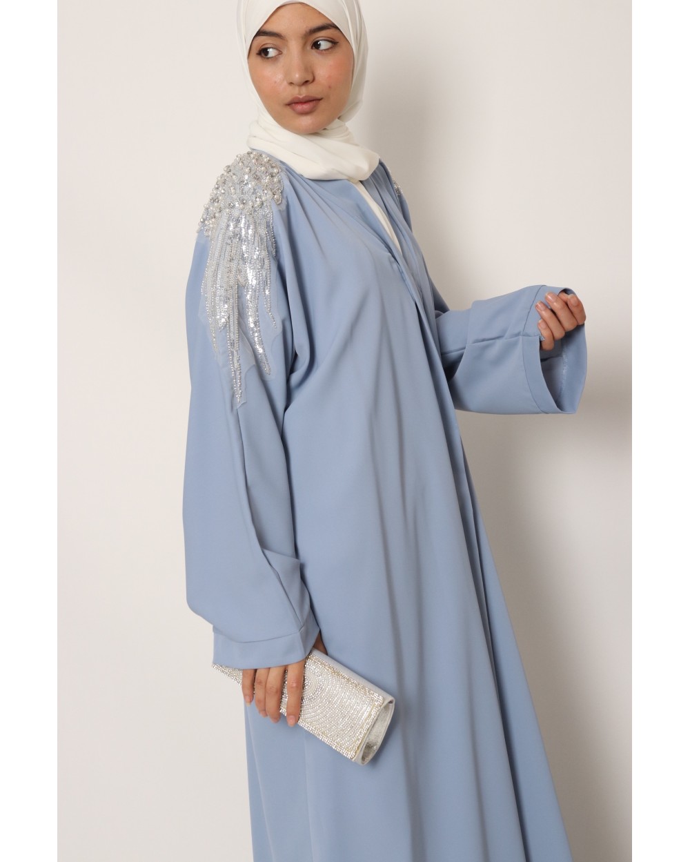 Kimono long bijoux epaule