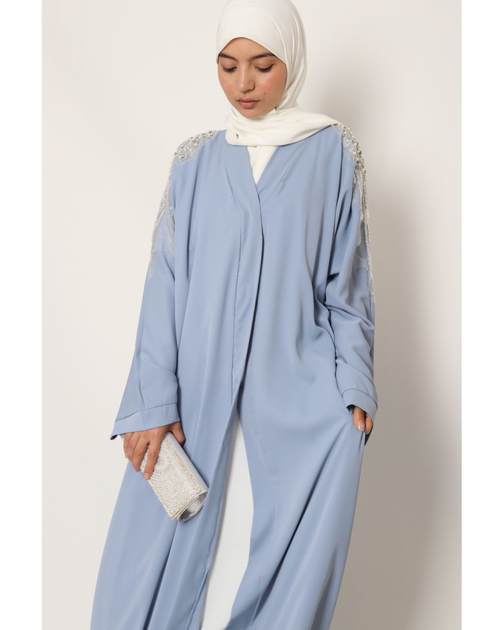 Kimono long bijoux epaule